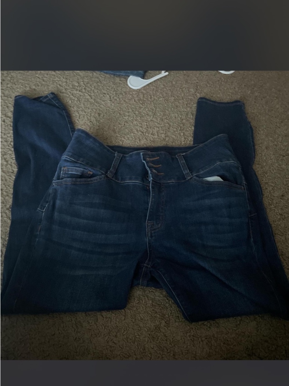 Women’s Dark Blue High-Waist Jeans